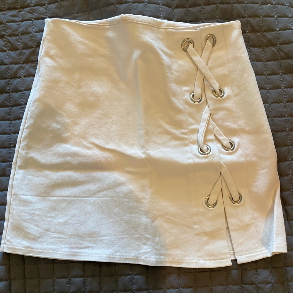 White skirt